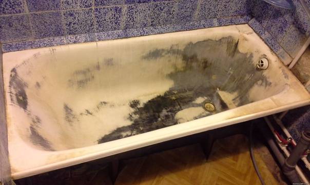 Как я ванну отреставрировал – из ужасной в «космическую» за два дня и 2 тысячи рублей | строительные советы