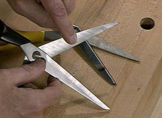 Как самостоятельно заточить ножницы в домашних условиях