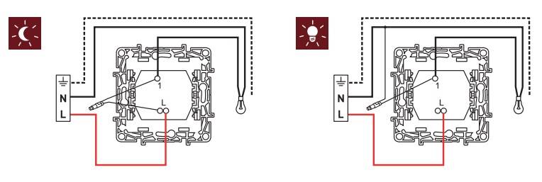 Подключение проходного выключателя legrand: одноклавишный и двухклавишный вариант