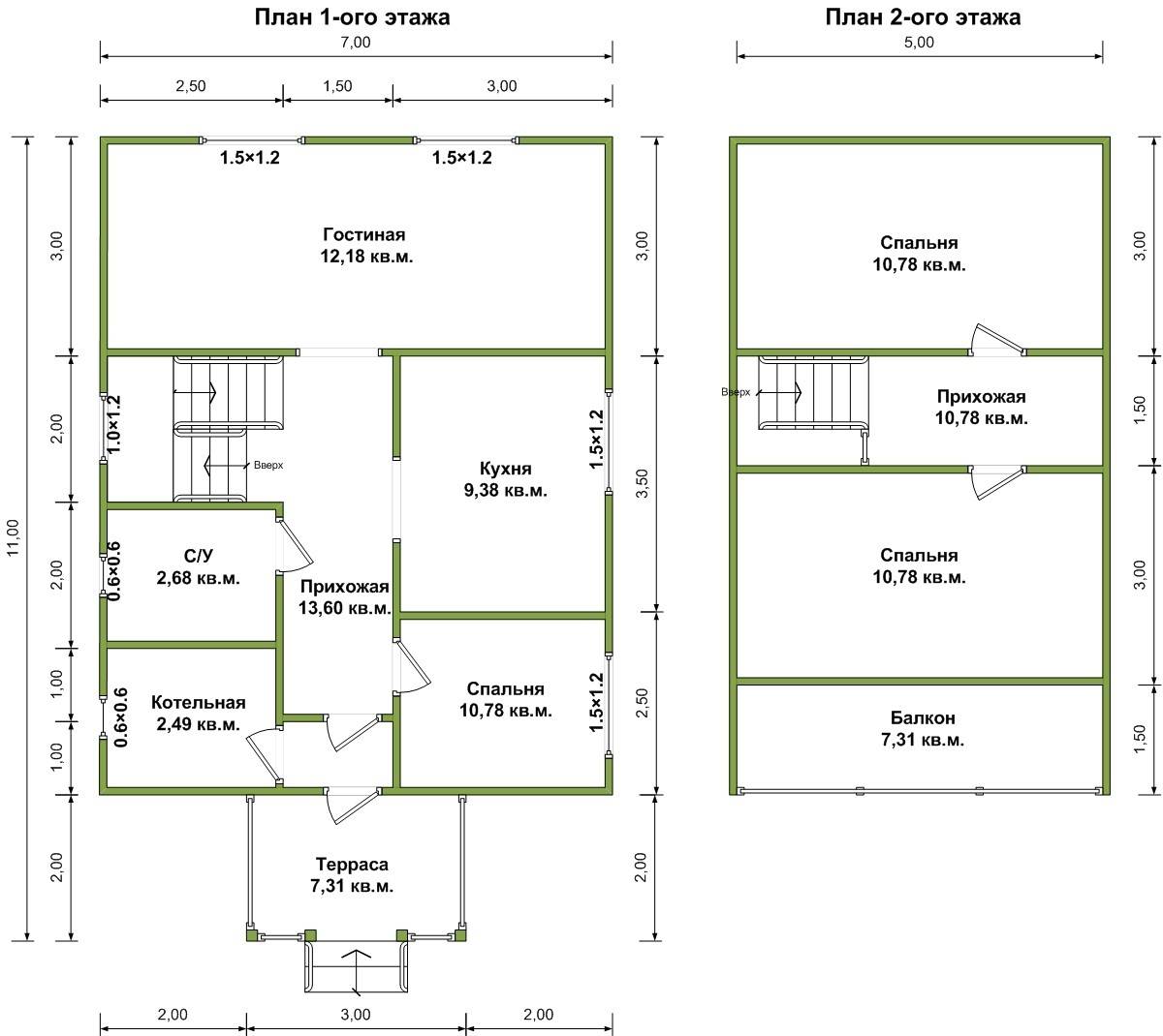 От проекта к строительству: планы двухэтажных домов