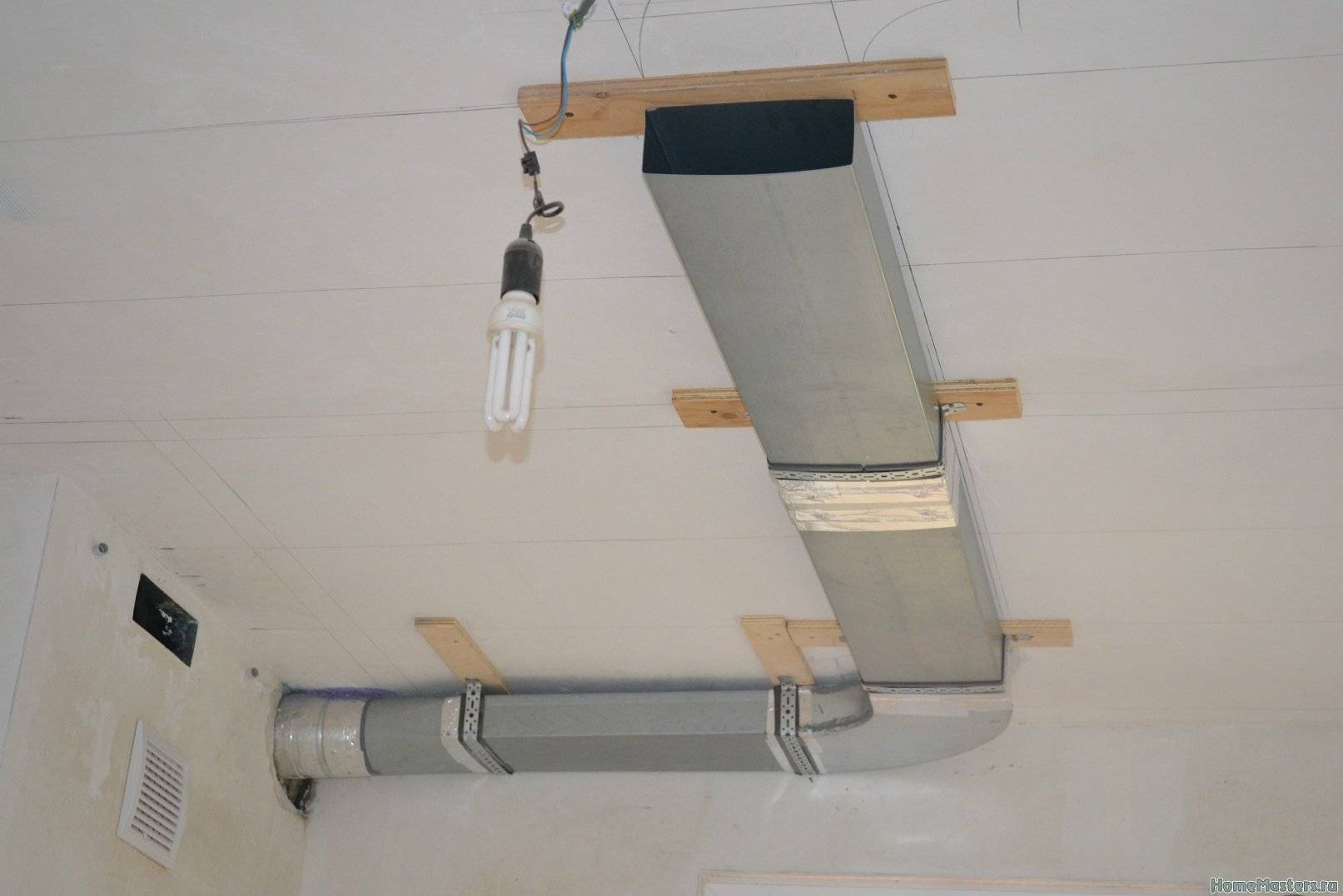Кухонная вытяжка система отведения воздуховод
