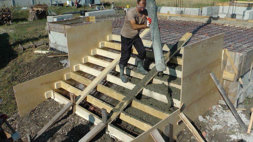 Расчет бетонной лестницы