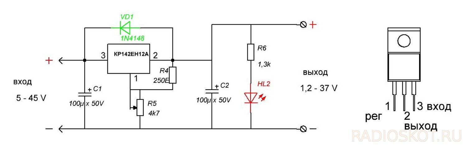 Ez1084ct характеристики схема подключения