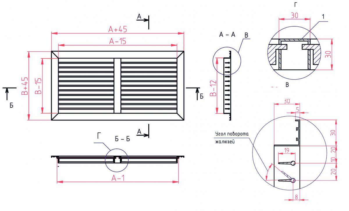 Вентиляционные решетки – как правильно выбрать, пример дизайнерских изделий, как сделать своими руками?