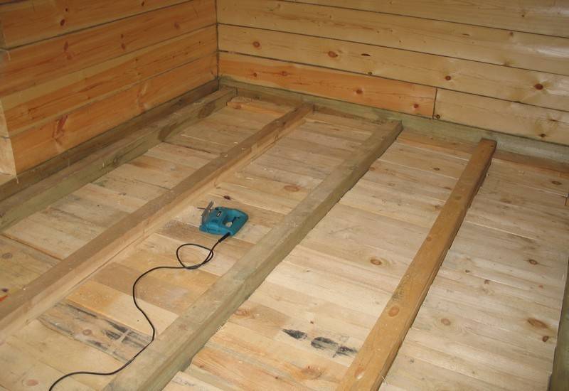 Какой пол в бане сделать лучше - бетонный или деревянный