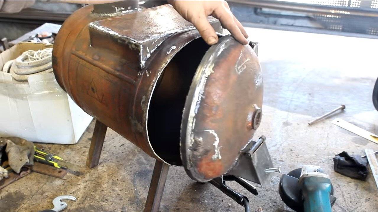 Буржуйка из газового баллона: печка своими руками, сделать в гараже, котел на дровах по видео, из пропанового самодельные