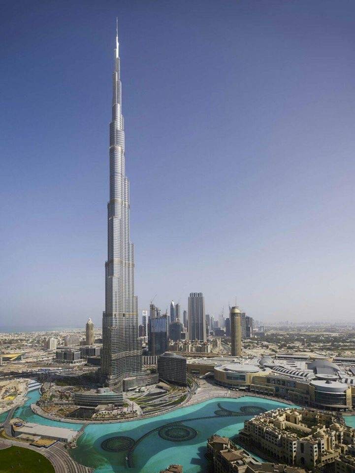 Самый высокий небоскреб бурдж-халифа