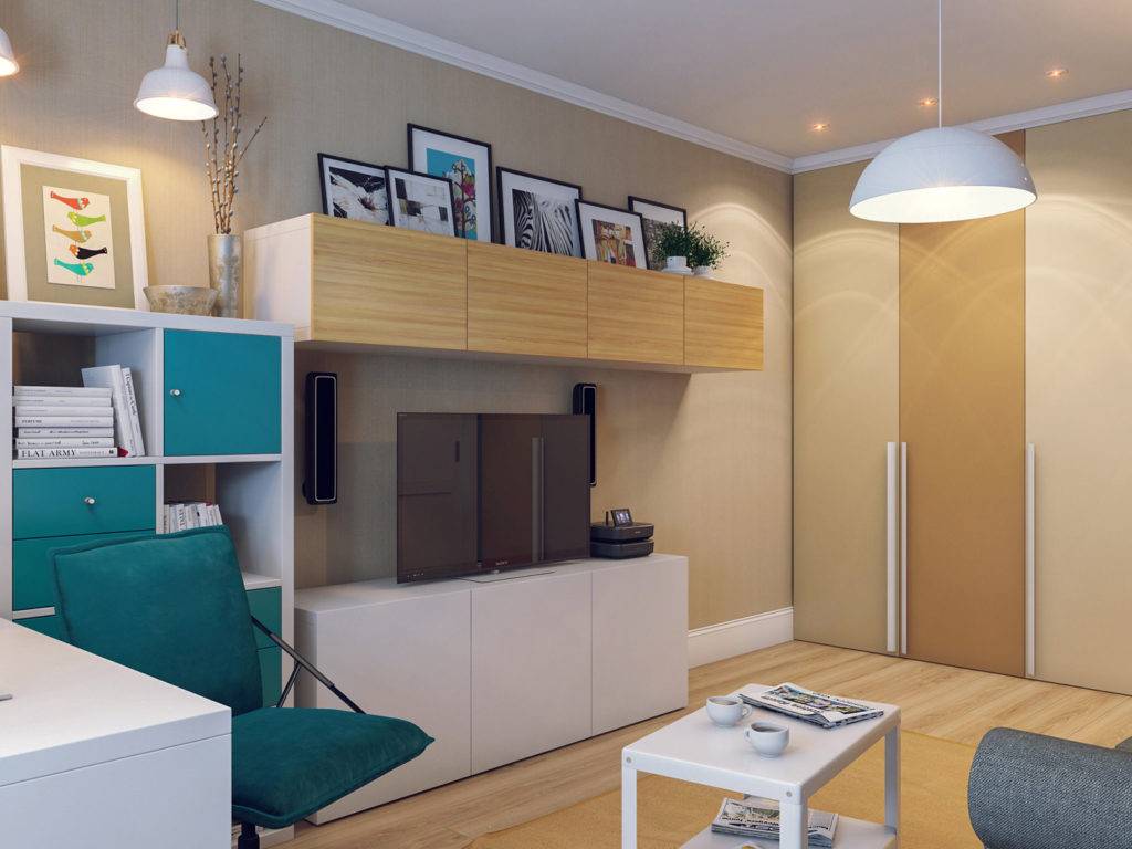 Расстановка мебели в однокомнатной квартире: варианты зонирования пространства