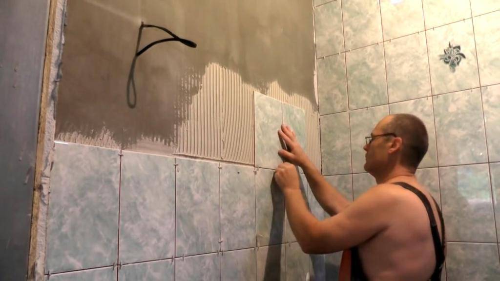 Укладка плитки в ванной своими руками
