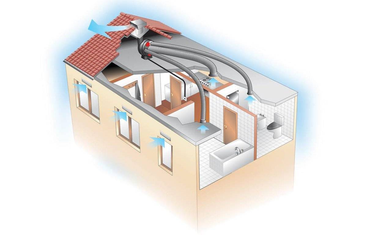 Вентиляция в квартире: принцип, устройство, нормы воздухообмена