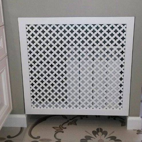 Декоративные решетки на чугунные радиаторы отопления: основные требования к конструкции, виды и материалы