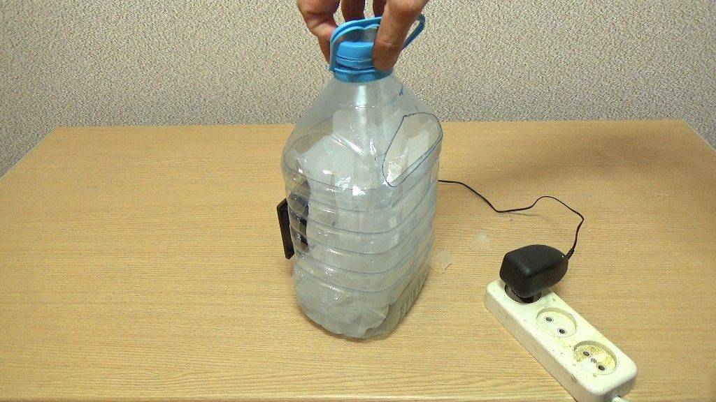 Как сделать своими руками кондиционер из вентилятора и бутылки