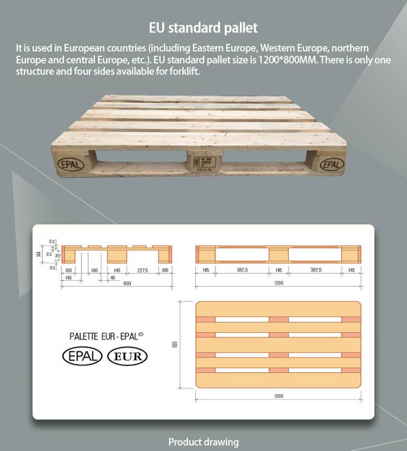 Размеры паллет - габариты стандартного, американского, евро, финского деревянных поддонов