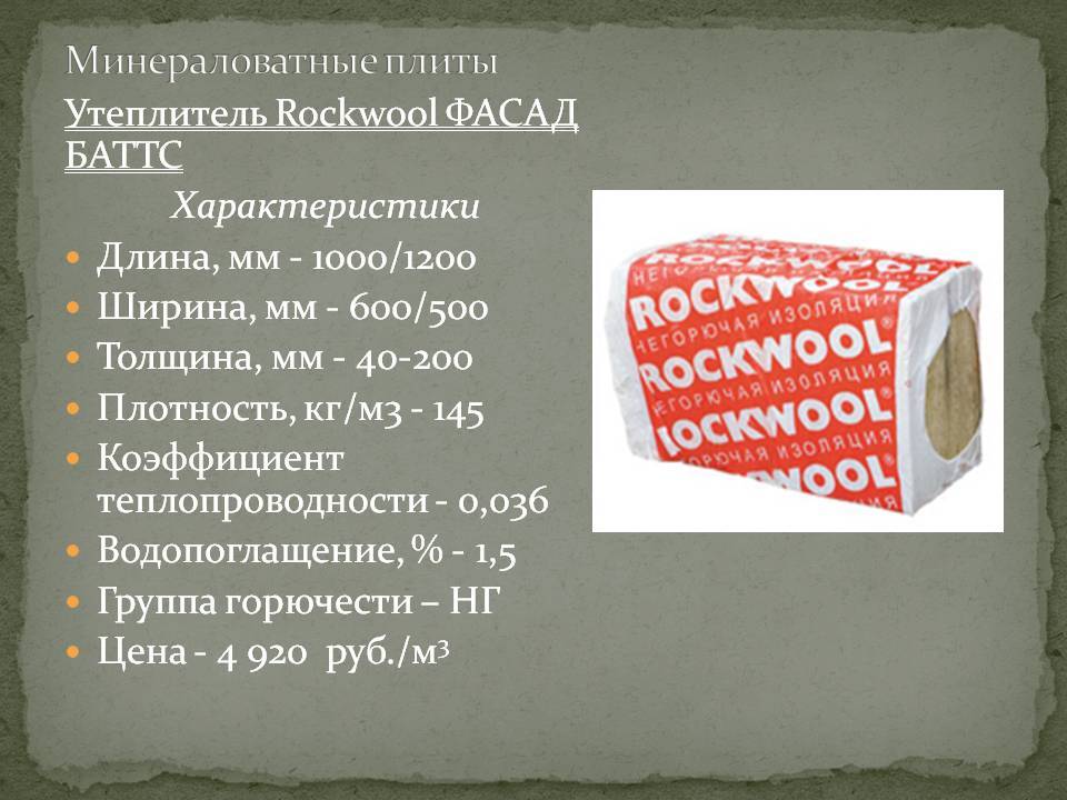 Обзор каменной ваты от роквул серии лайт баттс