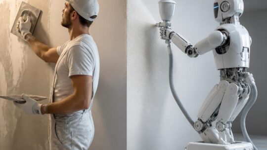 Что придет на смену штукаторам? Когда всех заменят роботы?