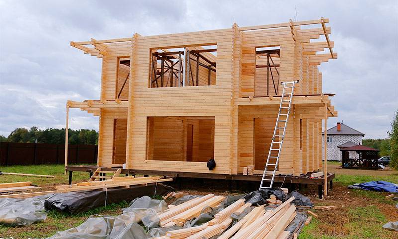 Вертикальный брус новая технология деревянного домостроения. вертикальный брус