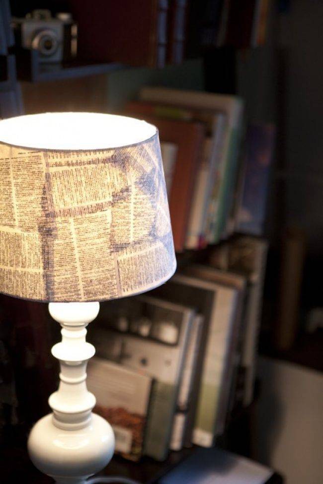 Абажур для настольной лампы своими руками: 50 лучших идей