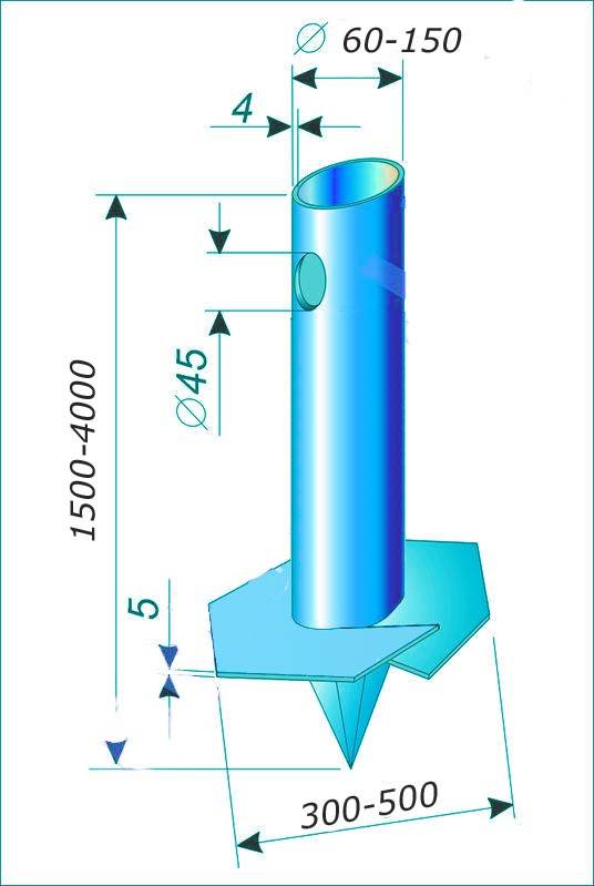 Диаметр винтовой. Диаметр монтажного отверстия винтовой сваи. Размеры монтажного отверстия винтовой сваи. Винтовые сваи чертеж монтажного отверстия. Винтовые сваи монтажное отверстие.