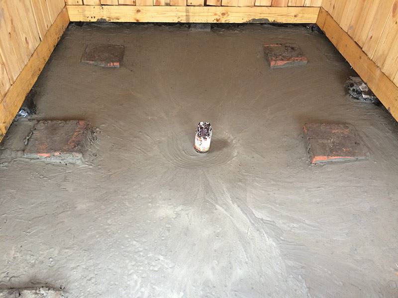 Утепляем бетонный пол в бане