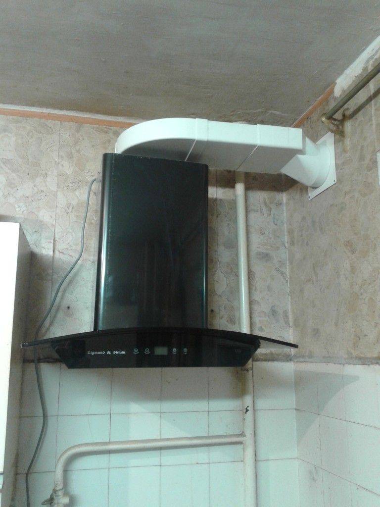 Вытяжки для кухни с отводом в вентиляцию, установка своими руками
