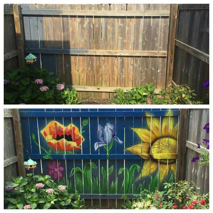 Каким цветом можно покрасить забор