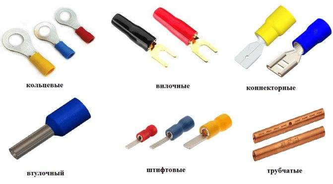 Опрессовка наконечников кабеля