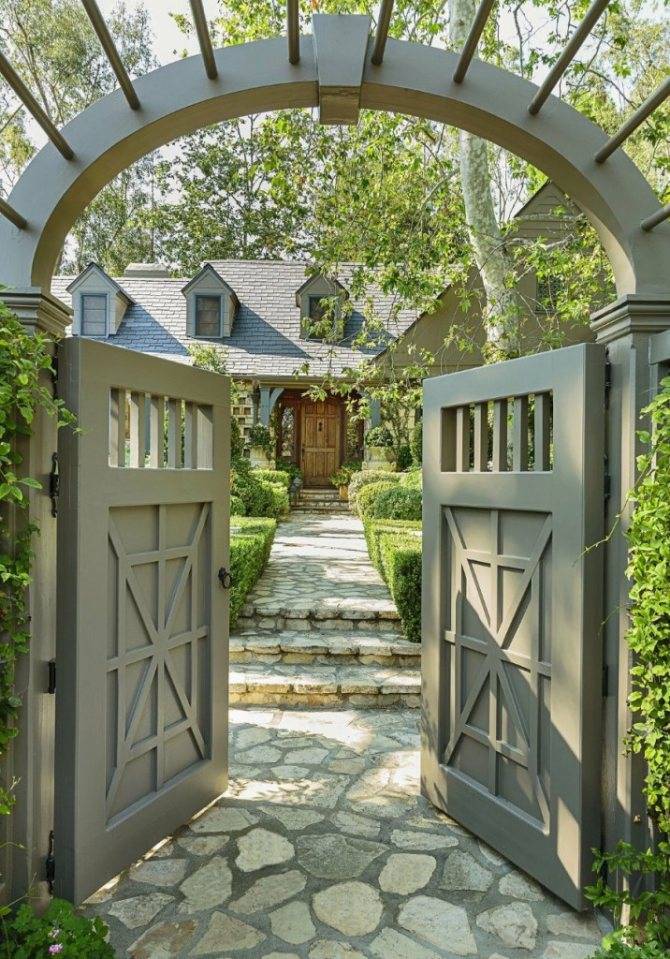 Ворота для частного дома: красивые и современные варианты конструкций, рекомендации специалистов