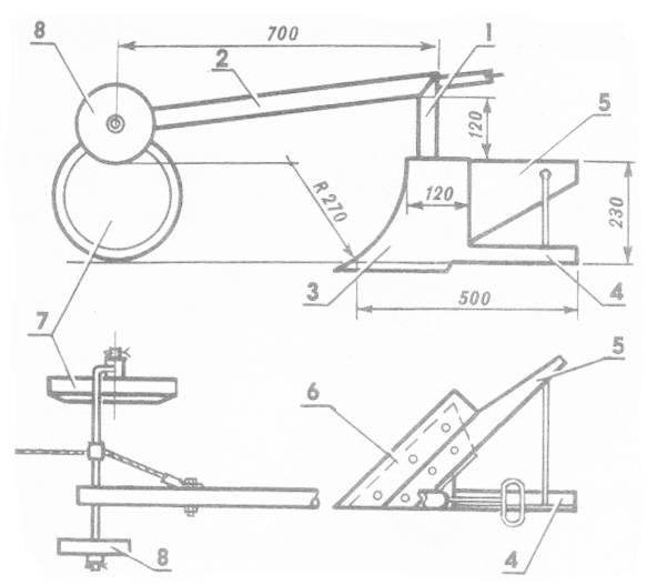 Плуг своими руками чертежи