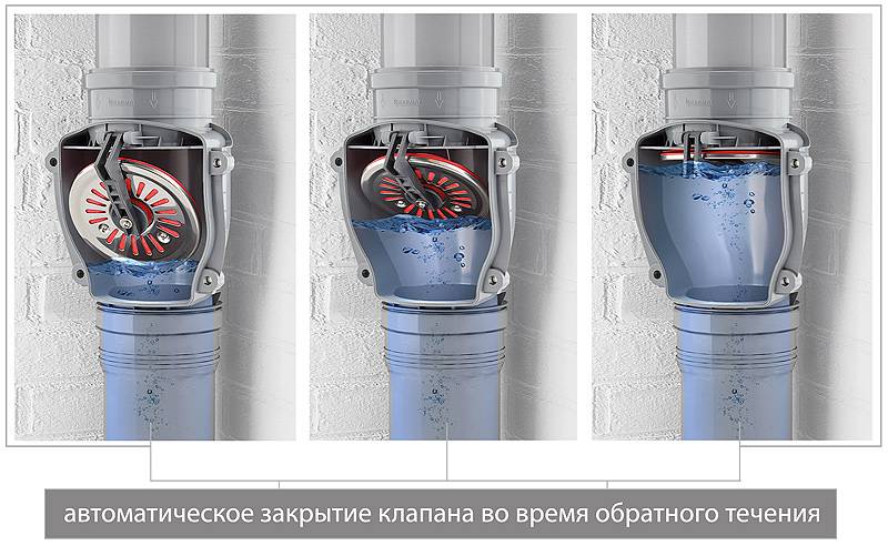 Обратный клапан для канализации – виды, тонкости самостоятельного монтажа и обзор 5 ведущих производителей
