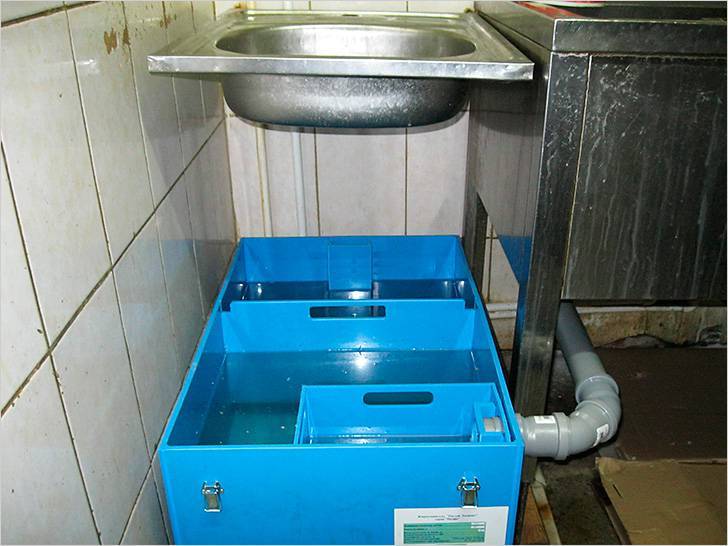 Жироуловитель для канализации из столовой: разновидности, монтаж