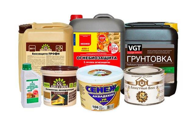 Средства и пропитки для внутренней обработки бани