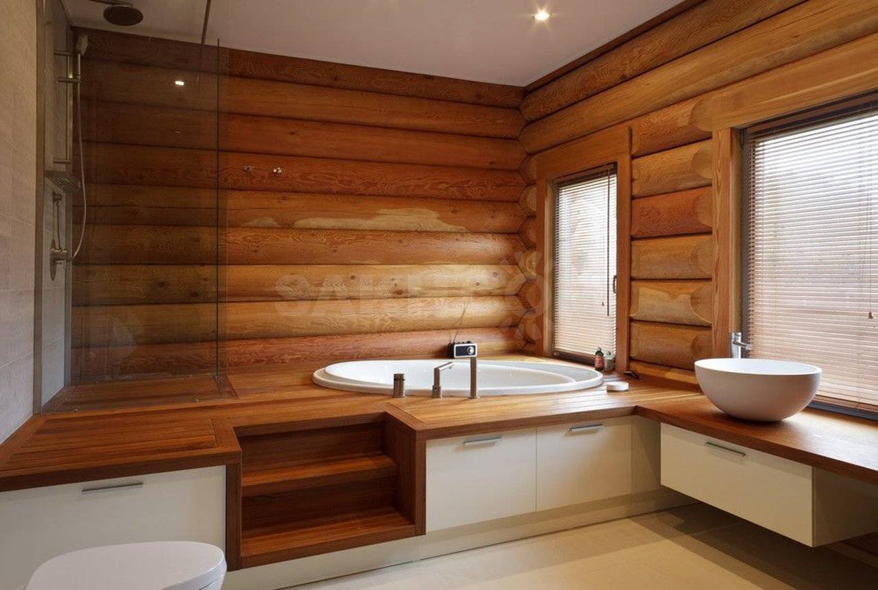 Санузел в деревянном доме: особенности строительства, дизайн и монтаж
