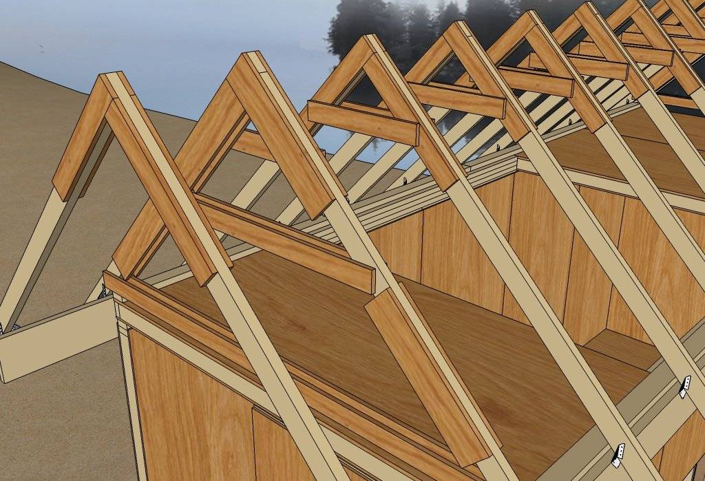 Двускатная крыша дома своими руками расчет - клуб мастеров