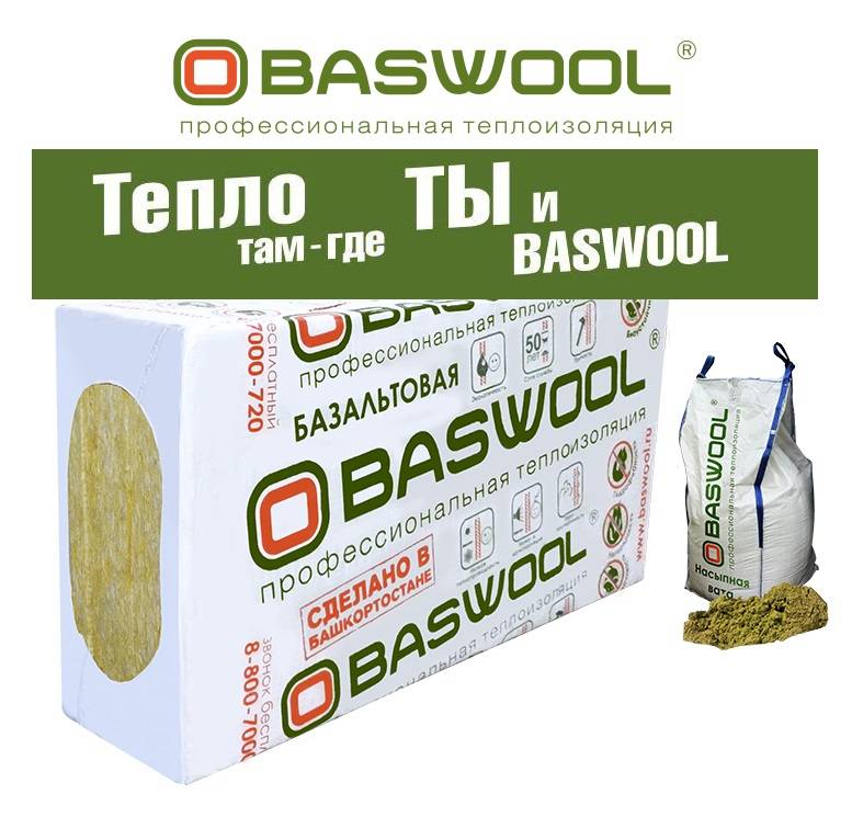Разновидности базальтовых утеплителей baswool: особенности применения минваты