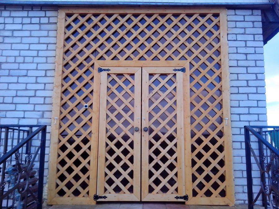 Деревянная решетка для беседки своими руками — варианты изготовления | housedb.ru