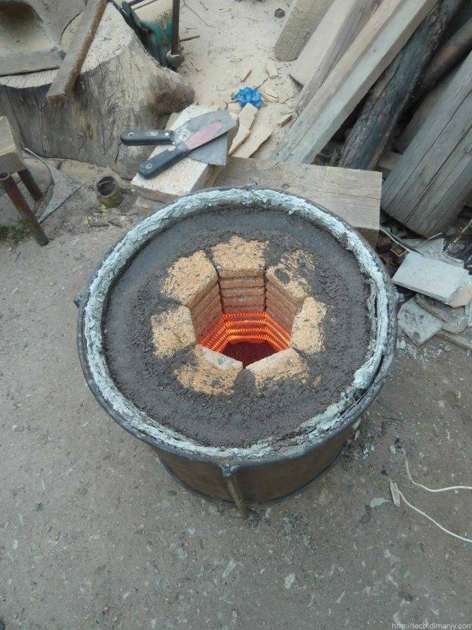 Печь для обжига керамики: устройство, изготовление своими руками, фото