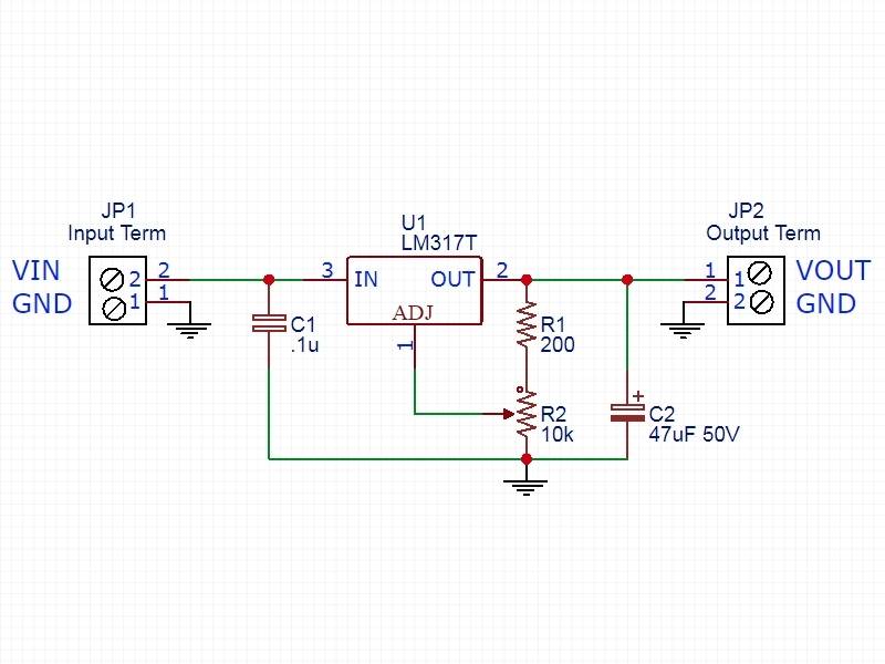 Cтабилизатор тока на lm317 для светодиодов