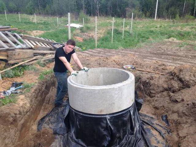 Колодец из бетонных колец своими руками: поэтапная инструкция + как выкопать колодец на даче