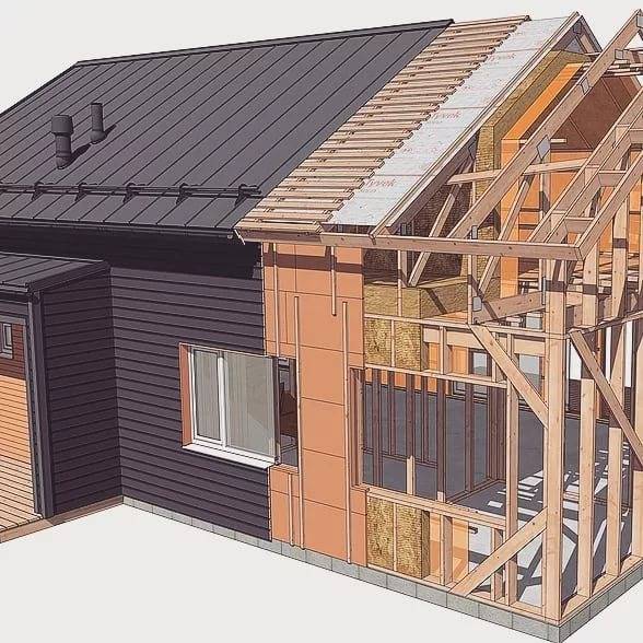 Канадская технология строительства каркасных домов: плюсы данной технологии + чертежи узлов и пошаговая инструкция