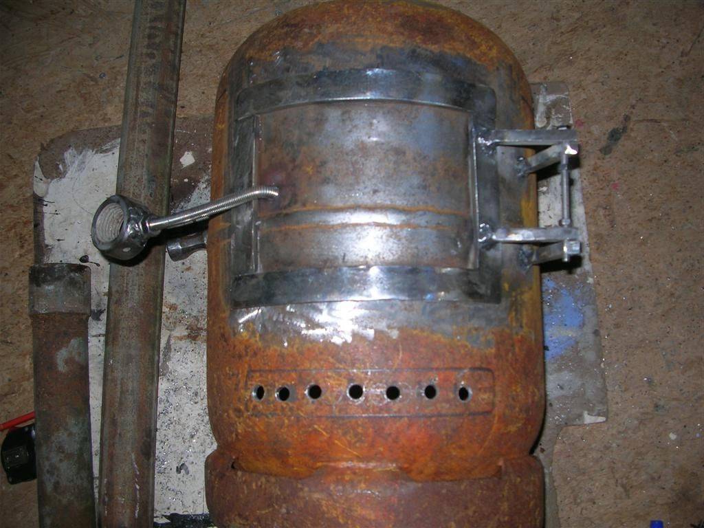 Печь для бани своими руками из газового баллона: пошаговая инструкция