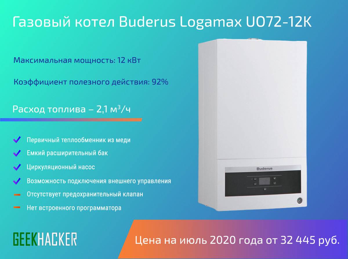 Buderus logamax u072 18k