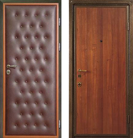Обивка дверей: деревянных, металлических, дерматином, винилискожей