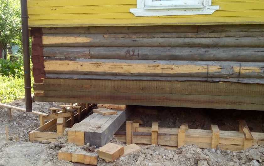 Как укрепить старый фундамент деревянного дома - фундамент своими руками