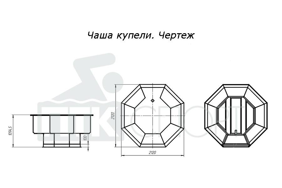 Схема банного чана