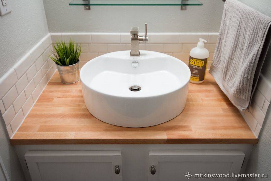 Какую столешницу в ванную под раковину купить — советы по выбору и установки