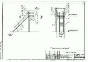 Параметры канализационной лестницы: нормативные требования