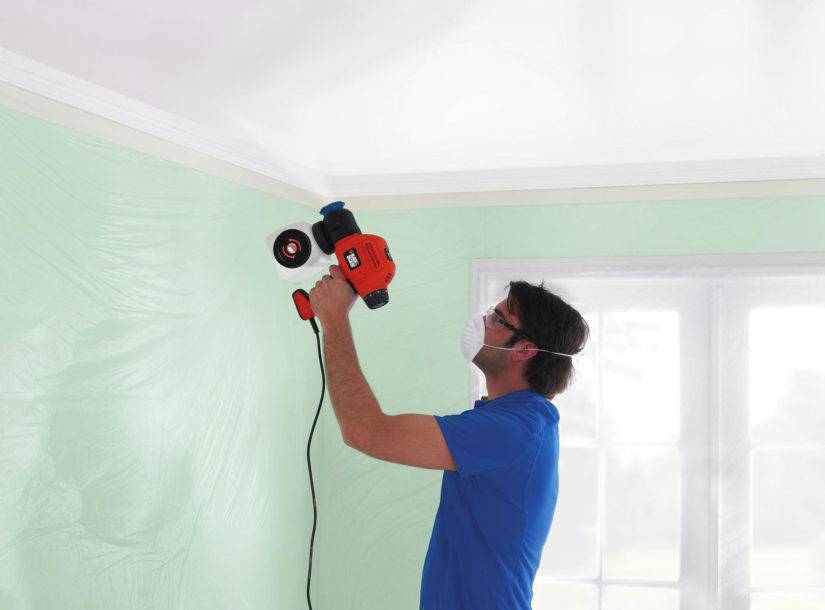 Потолок из гипсокартона — какой краской лучше красить?