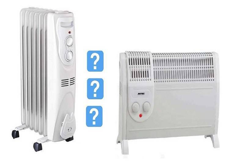 Конвекторы и масляные радиаторы: отличия и преимущества