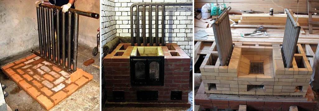 Печь с водяным контуром для отопления дома: схема печной рубашки, какую печь выбрать + фото печки на дровах