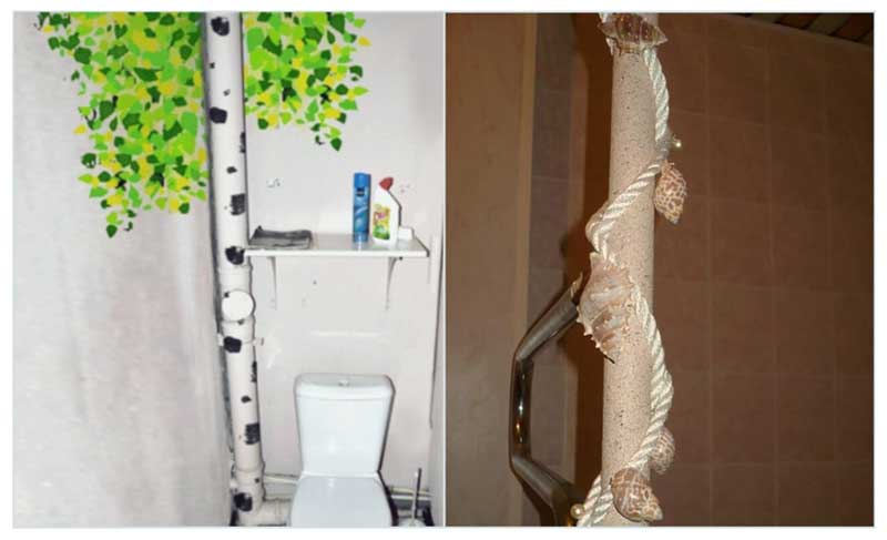 Как спрятать трубы в туалете: короб для закрытия, прячем сантехнические трубы, как закрыть дверкой, рольставни